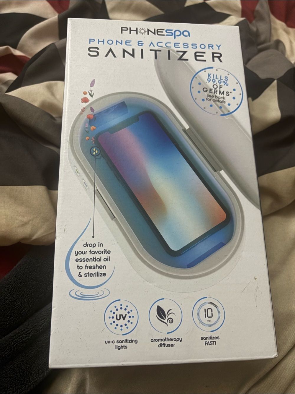 White Phone & Accessory Sanitizer - White